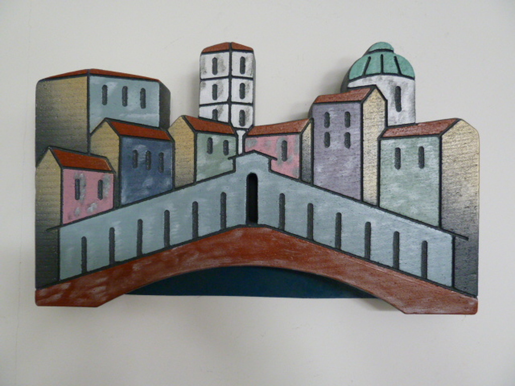 Stenen relief (staand of aan wand), Stads/dorpsgezicht Italy kopen? Bied vanaf 1!