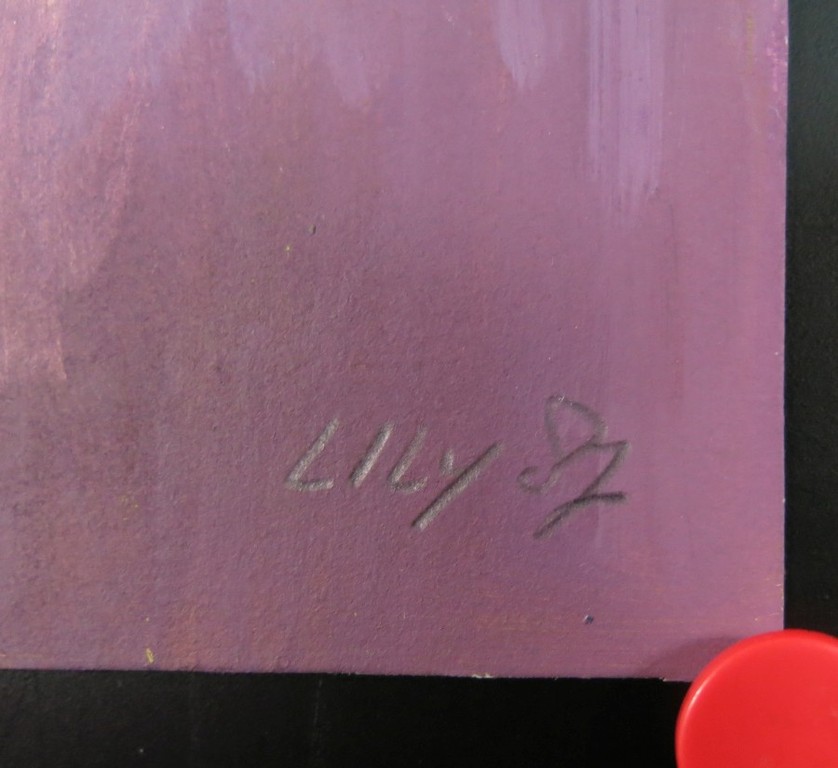 Lily Derksen: Acryl en collage, Zonder titel kopen? Bied vanaf 1!