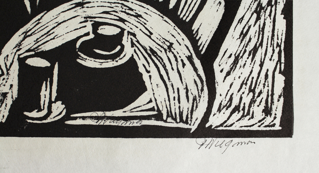 2 linodrukken Piet Wiegman (Heemstede 1930 - 2005) - Cafe/Woonwagen kopen? Bied vanaf 15!