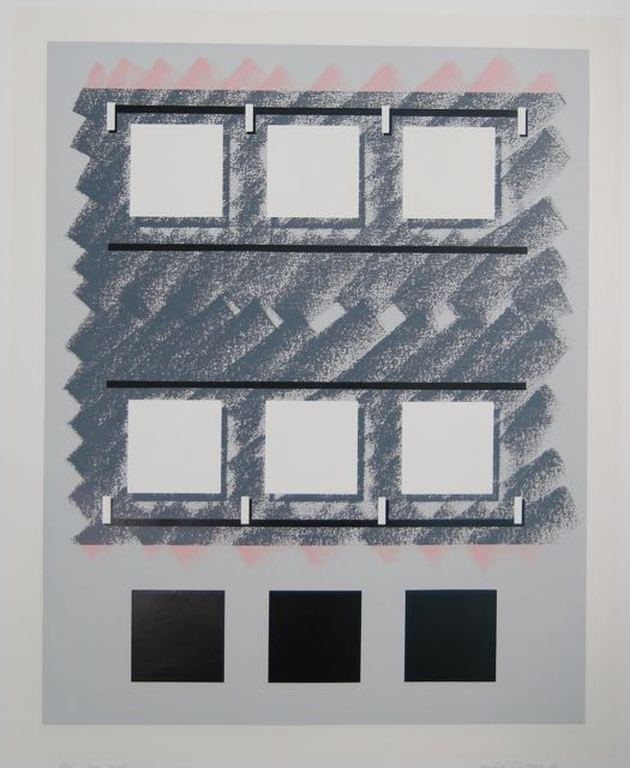 Nic Blans: Zeefdruk, Zonder titel kopen? Bied vanaf 1!