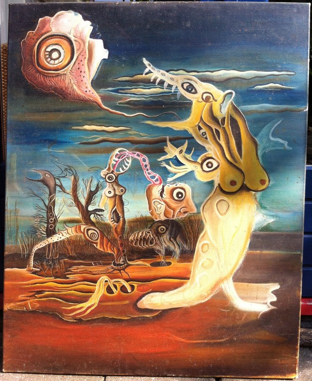 Onbekend: olieverf op doek, zonder titel kopen? Bied vanaf 75!