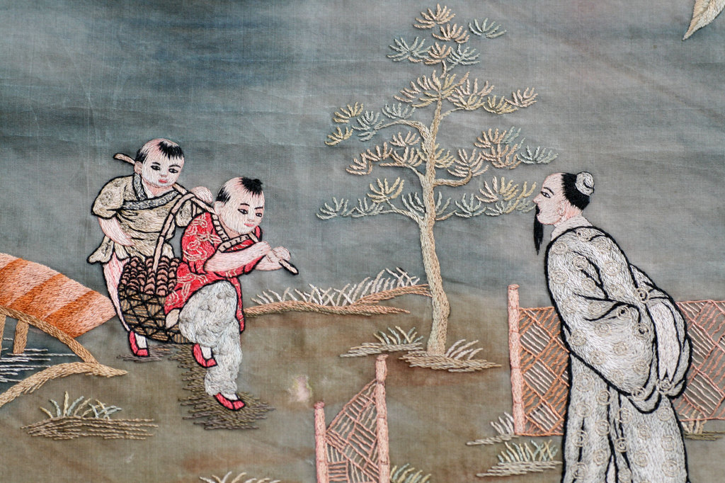 Chinees borduurwerk van rond 1900 kopen? Bied vanaf 25!