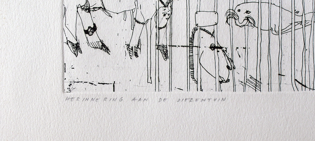 Sipke Huismans: ets, Herinneringen aan de dierentuin kopen? Bied vanaf 70!