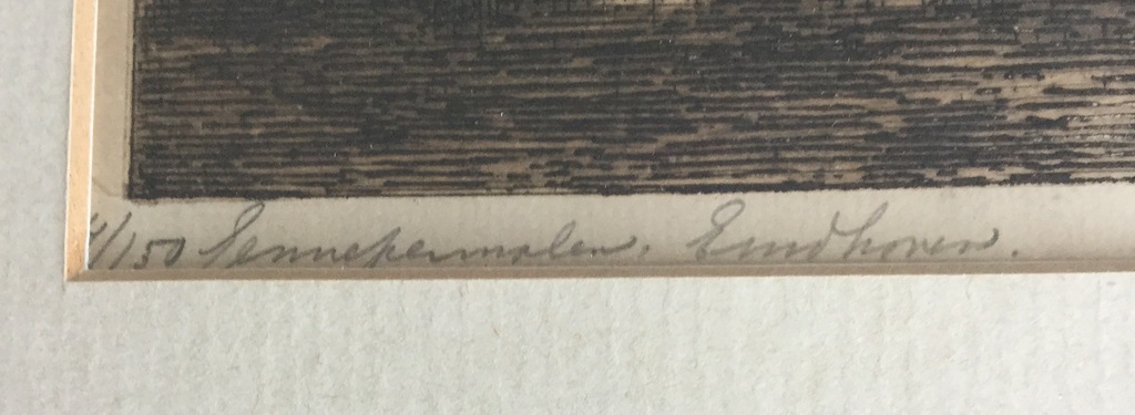 P. Teunissen, Ets Gennepermolen Eindhoven 1922-1958 kopen? Bied vanaf 28!