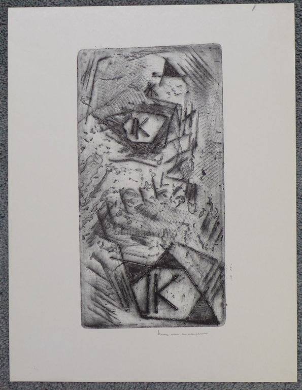 Henc van Maarseveen, ets kopen? Bied vanaf 10!