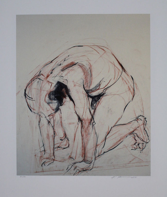 Erich Smodics. -Selbstbetrachter- Giclee. 2016. Handgesigneerd, kopen? Bied vanaf 69!