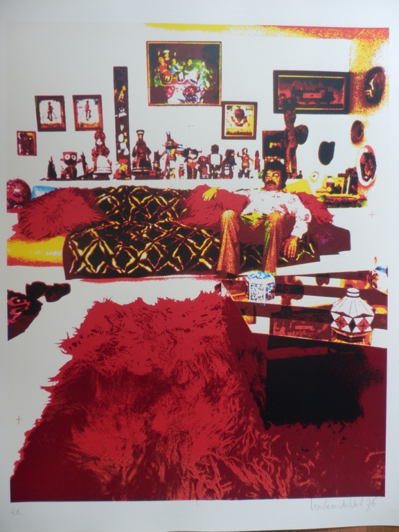 KAREL APPEL  PROEFDRUK    SATURDAY   uit1976  Gesigneerd. kopen? Bied vanaf 175!