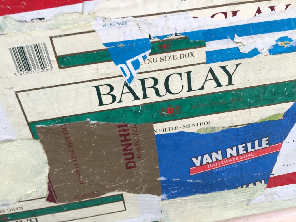 ERNST VIJLBRIEF  Unieke Collage op doek 2 x gesigneerd 1994 kopen? Bied vanaf 1!