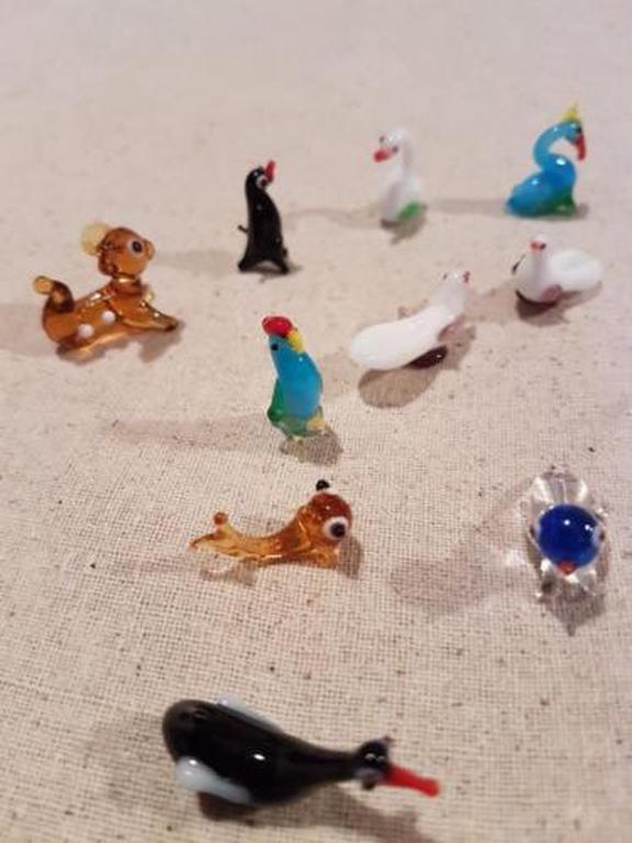 Murano zoo miniature glas anno 1945/50 set van 20 pz assorted kopen? Bied vanaf 2!