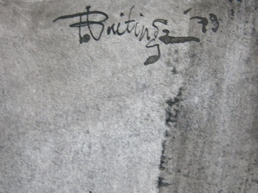 Frans Buitinga: Pen en inkt op papier, Zonder titel kopen? Bied vanaf 1!