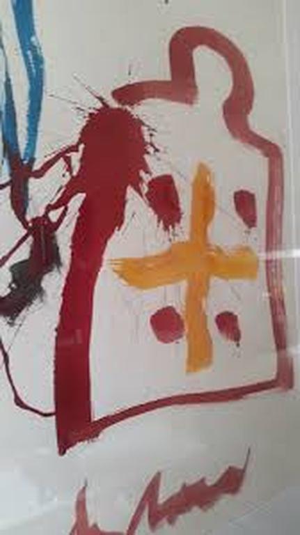 ANTON HEYBOER, gesigneerde gouache op papier, groot werk kopen? Bied vanaf 239!