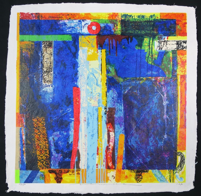 Jos Verwiel: Zeefdruk, Blue Tombe kopen? Bied vanaf 1!