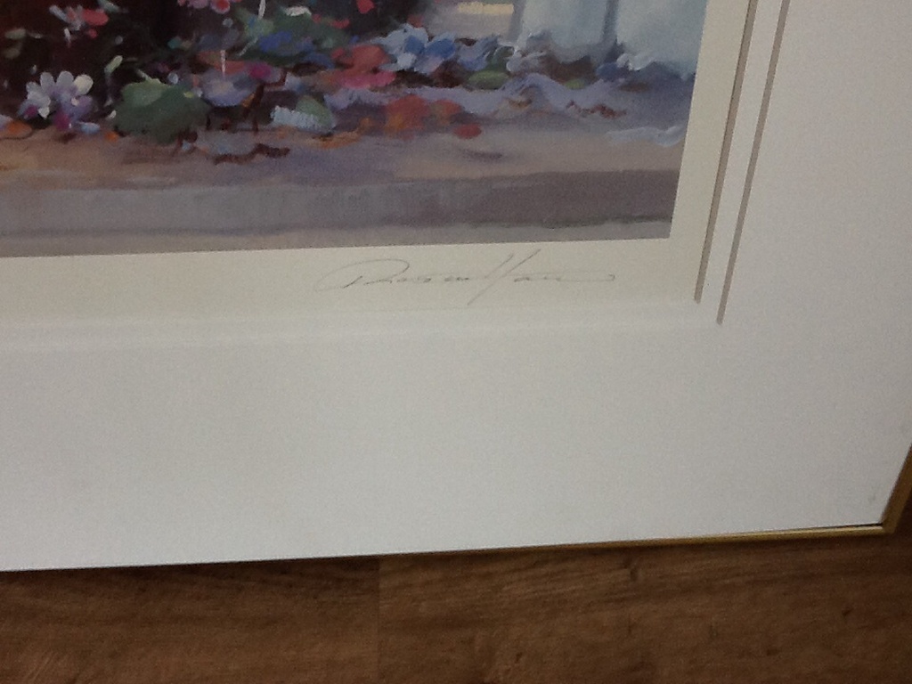Rob den Haan, litho Bloemstilleven kopen? Bied vanaf 15!