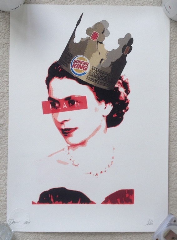 Death NYC - Zeefdruk Mixed Media - Burger Queen kopen? Bied vanaf 40!