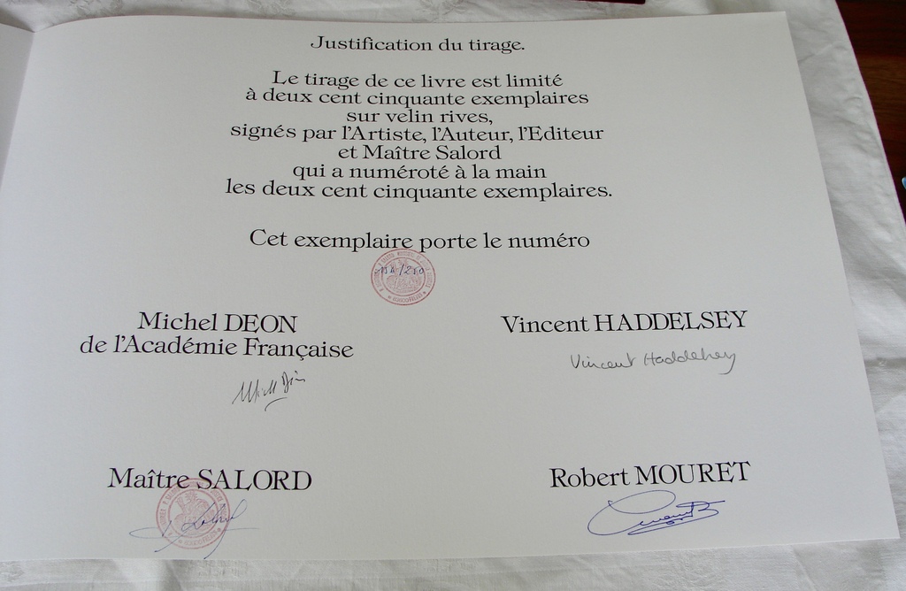 Originele cassette Vincent Haddelsey - 36 lithografieën - gesigneerd. kopen? Bied vanaf 200!