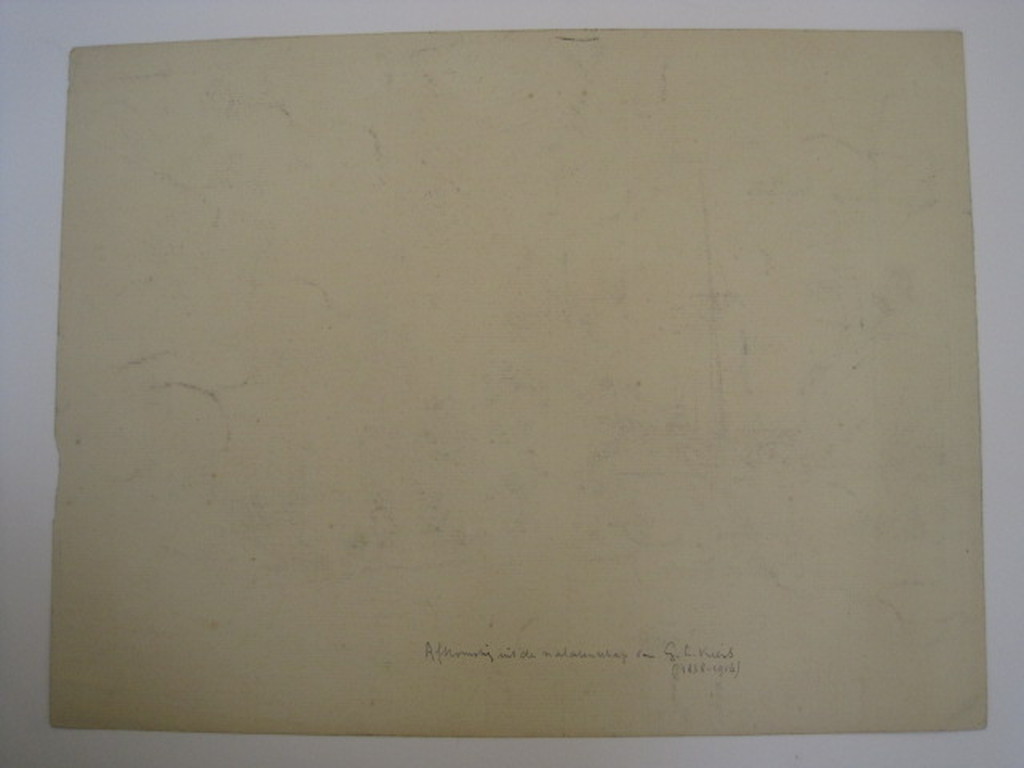 19e eeuwse Potlood/Houtskool "haven Amsterdam" van George L Kiers (1838-1916) kopen? Bied vanaf 1!