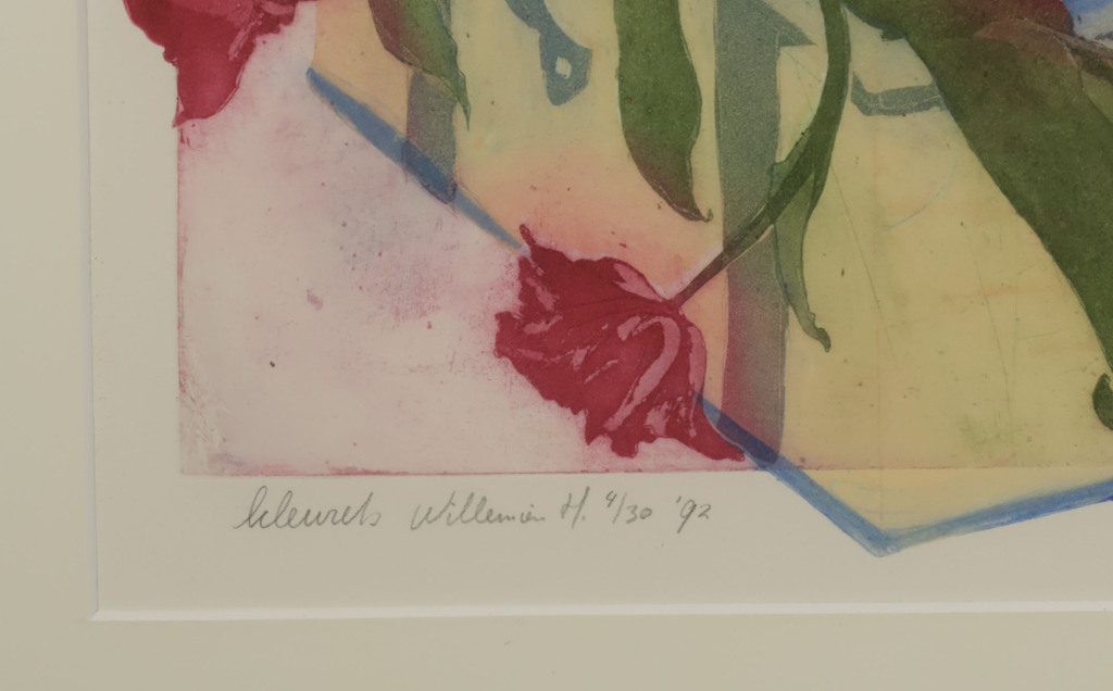 Willemien Holterman: Ets, Z.T. II - Ingelijst kopen? Bied vanaf 1!