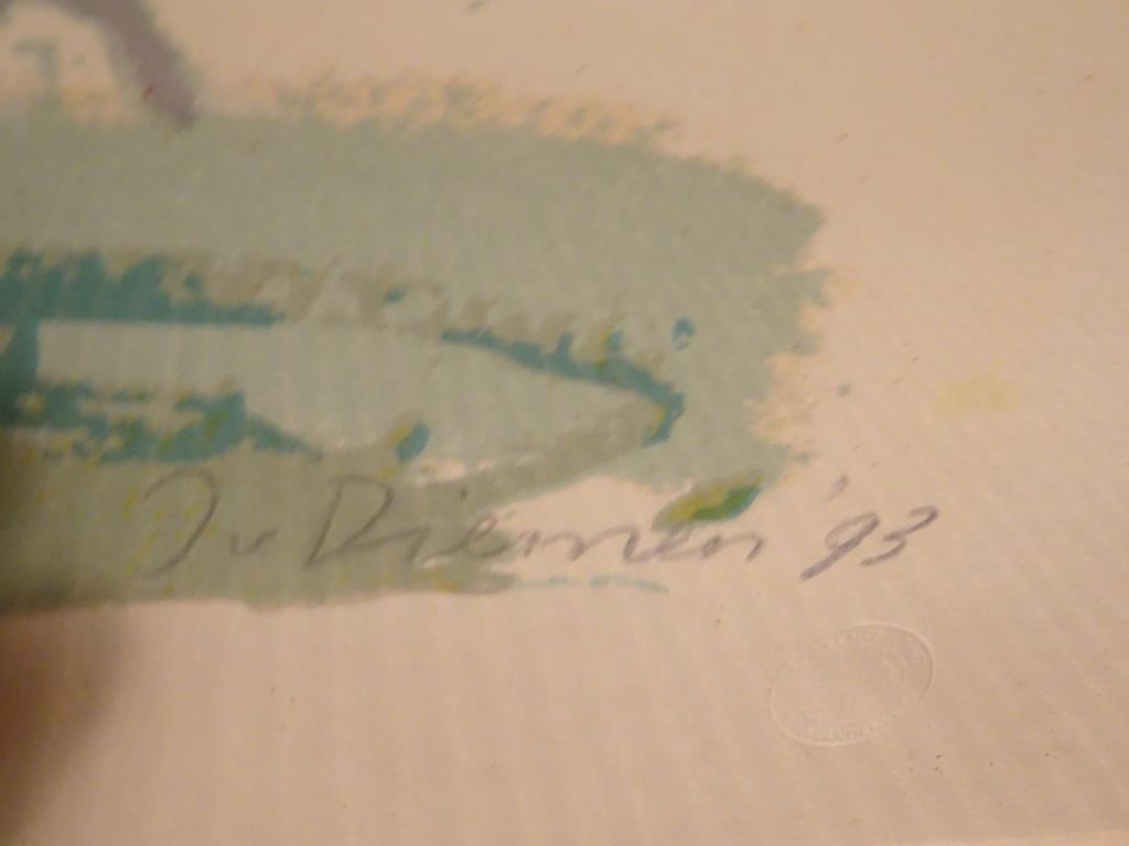 Jan van Diemen Kleurenzeefdruk Schaatser kopen? Bied vanaf 50!