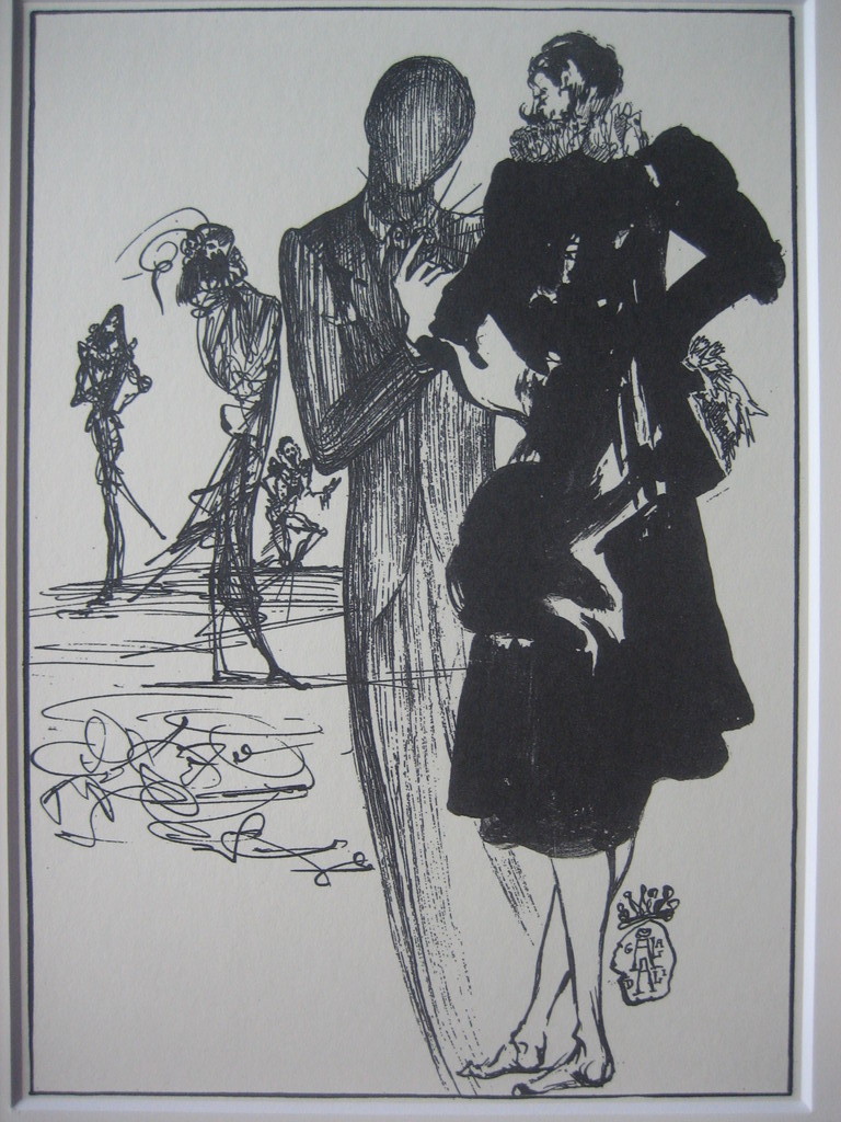 Salvador Dali - The Queen's Diamond - Lithografie - oplage 2500 ex. - 1944 kopen? Bied vanaf 1!