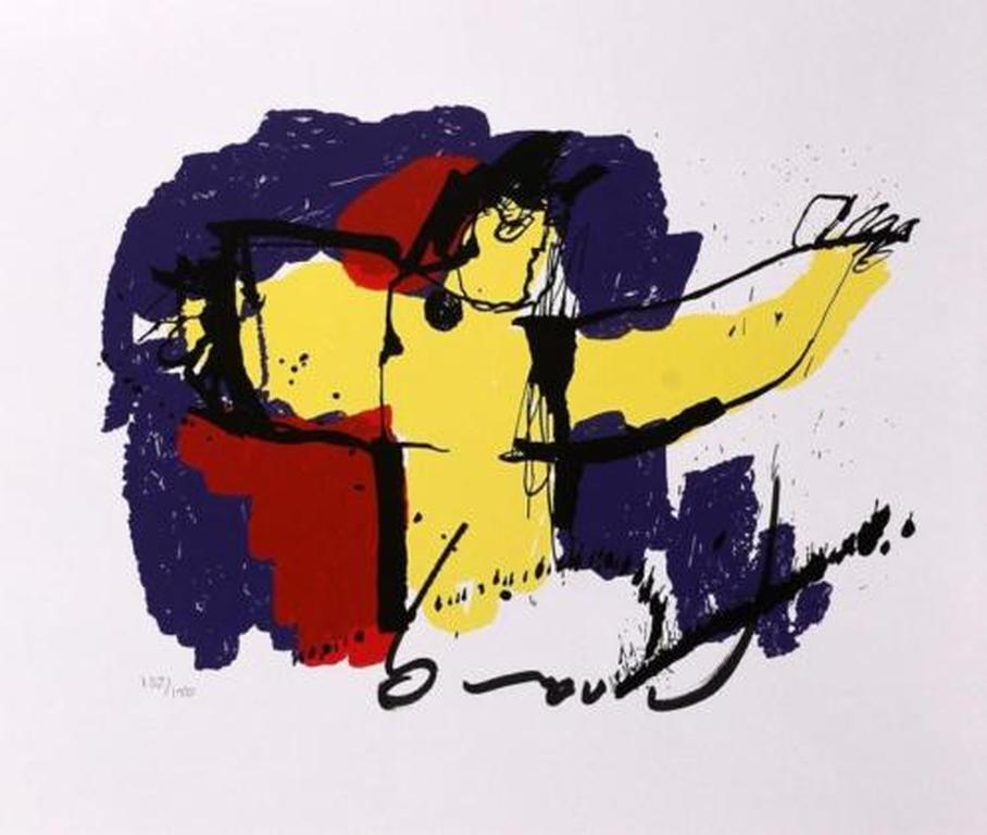 Herman Brood - zeefdruk - Brasil god verkocht voor € 85!