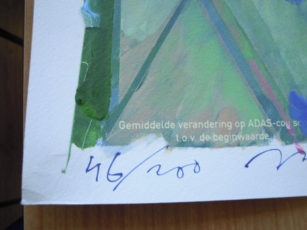 Milou Hermus zeefdruk - hand gesigneerd  kopen? Bied vanaf 1!