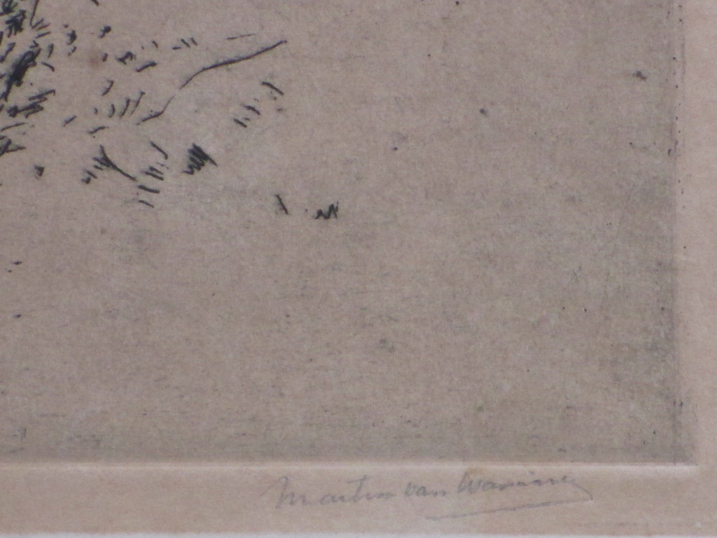 Martin van Waning, Molen te Oostvoorne, Ets kopen? Bied vanaf 1!