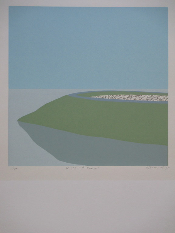 Doris Groeneveld, Westfries Landschap, Zeefdruk verkocht voor € 35!