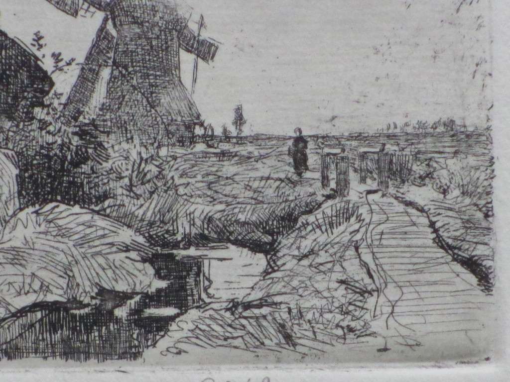 Willem Bastiaan Tholen - W.B. Tholen, Molens bij Giethoorn, Ets kopen? Bied vanaf 45!