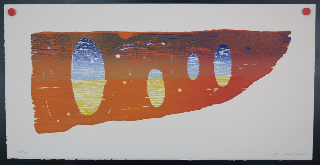 Joris Geurts: Houtsnede, zonder titel (Bijzonder formaat) kopen? Bied vanaf 35!