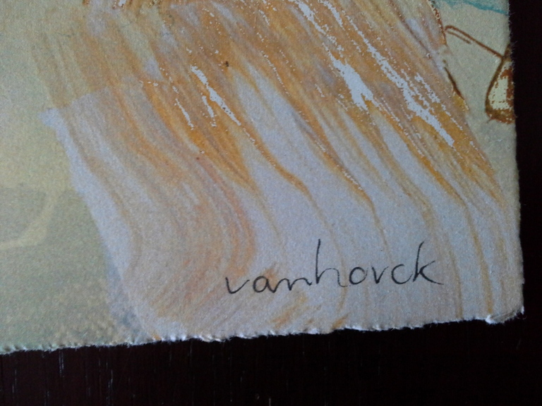 Hans van Horck, handgesigneerde kleuren - zeefdruk kopen? Bied vanaf 50!