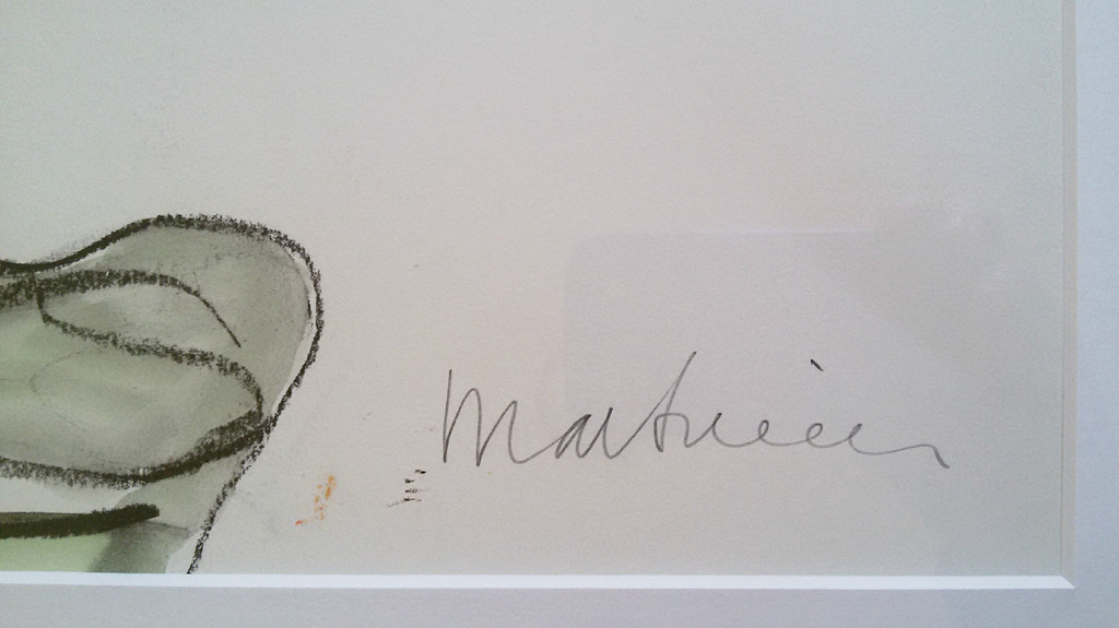 Anton Martineau - Pijproker, gemengde techniek op papier (mooi ingelijst, groot) kopen? Bied vanaf 165!