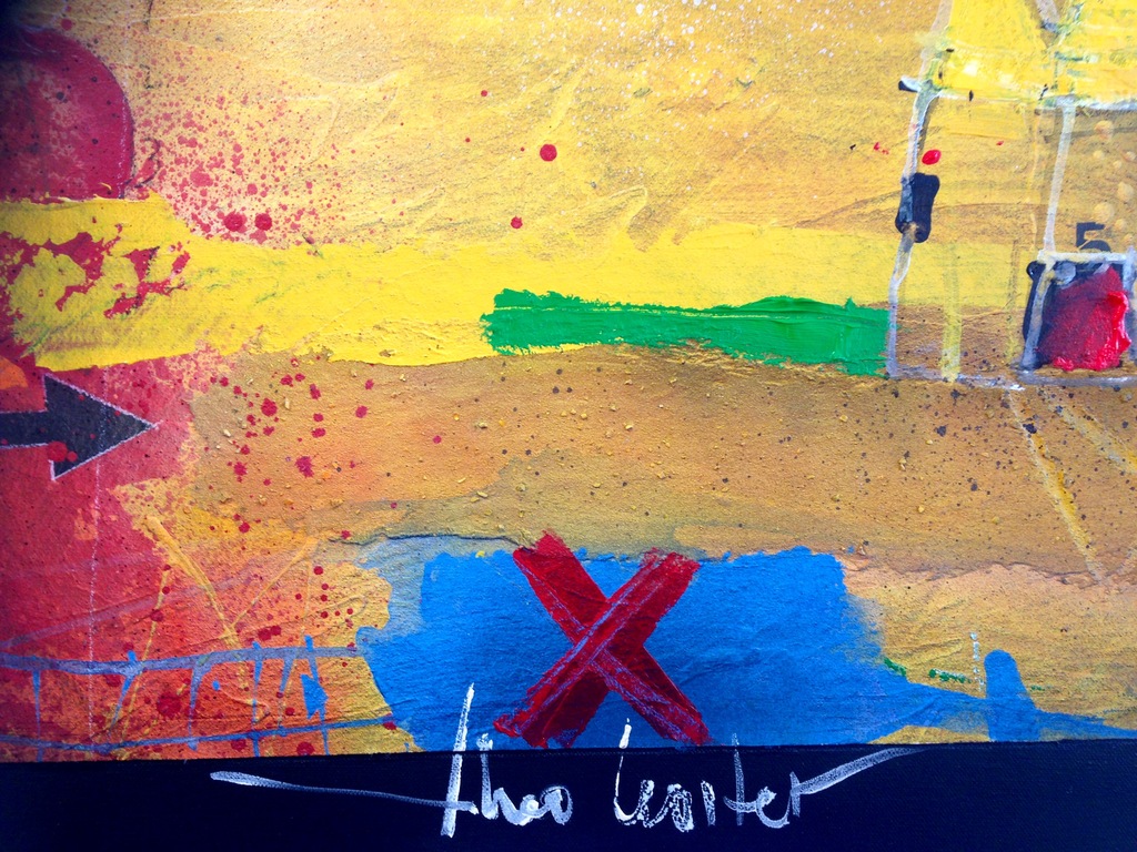 Theo koster , schilderij, happy home kopen? Bied vanaf 1!