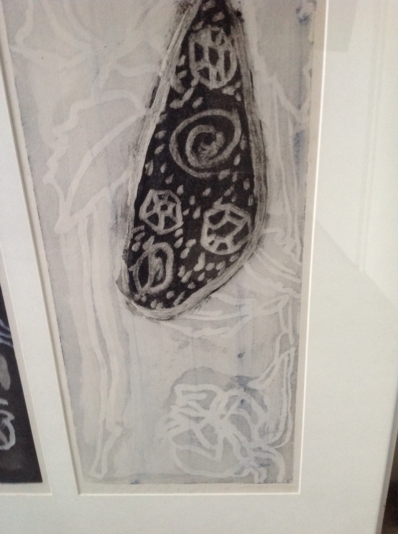 Herma van der Knaap: unica ets , groot werk 100 x 76 cm kopen? Bied vanaf 55!