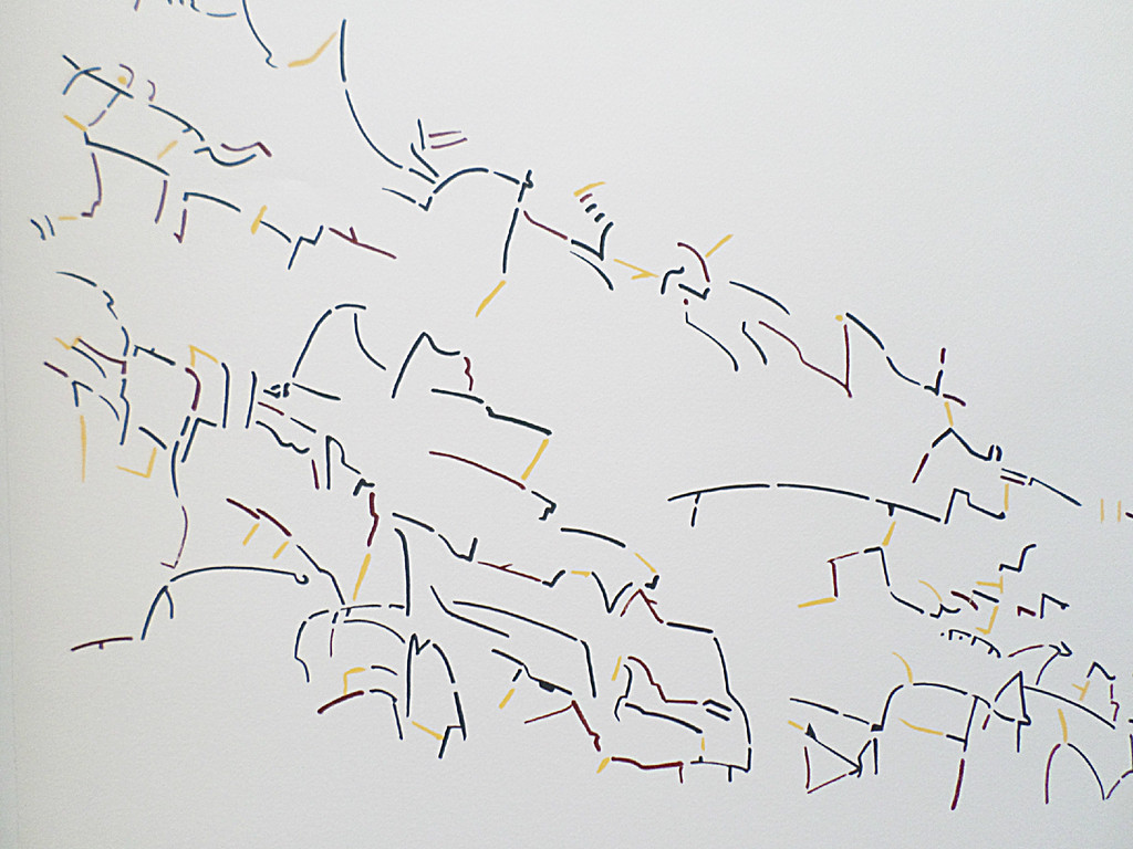 Henri Plaat - Compositie met figuren, litho verkocht voor € 50!