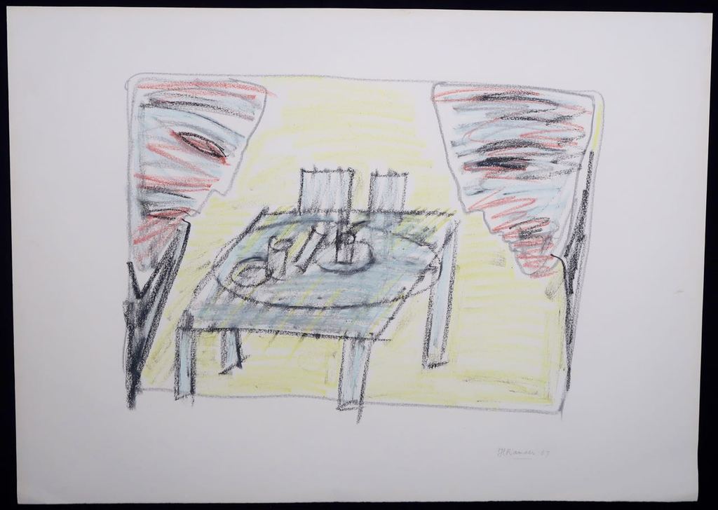 Hanny Ramaer: Krijttekening, Zonder titel kopen? Bied vanaf 1!