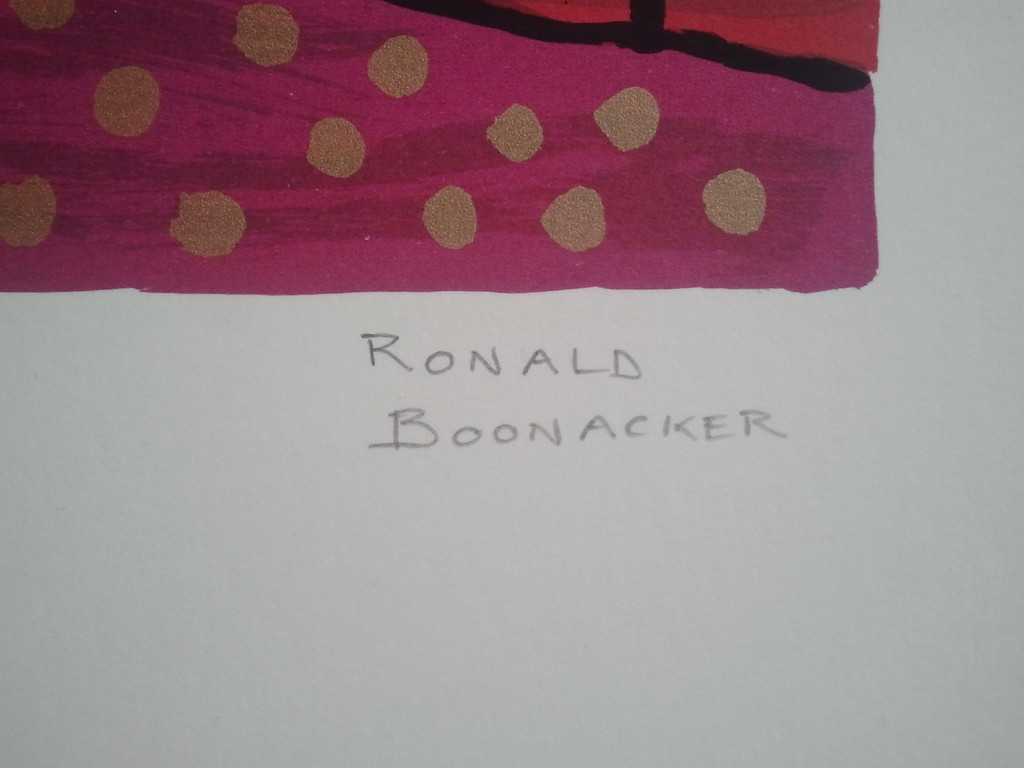 RONALD BOONACKER, Via Aurelia, Italië, zeefdruk kopen? Bied vanaf 60!