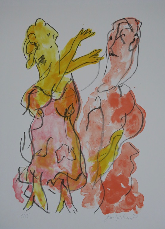 Jan Sierhuis: Litho, Zonder titel  kopen? Bied vanaf 35!