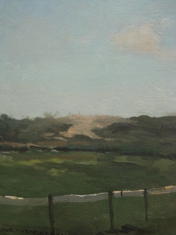 LWR Wenckebach 1860-1937 "Kennemerduinen" olieverf ca. 1900  kopen? Bied vanaf 1!