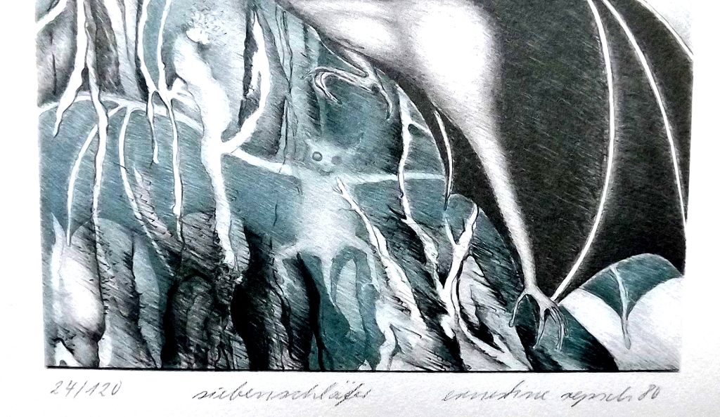 Ernestine Repsch - litho uit 1980 - zeldzaam kopen? Bied vanaf 1!