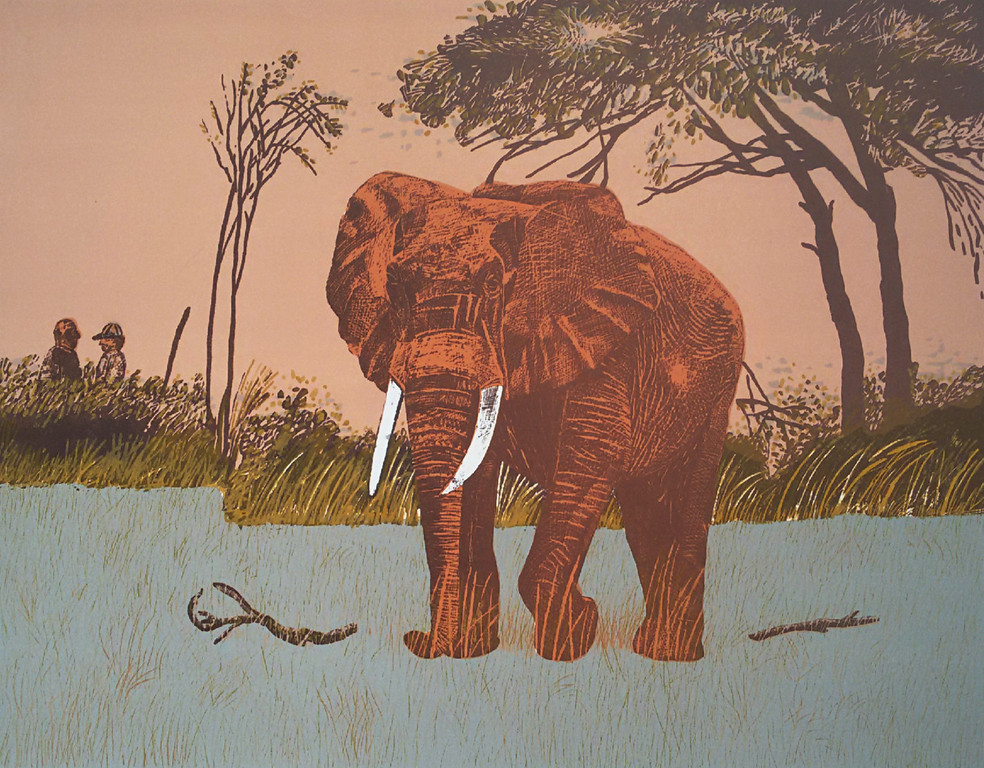 Antonio Segui - Olifant, litho kopen? Bied vanaf 1!
