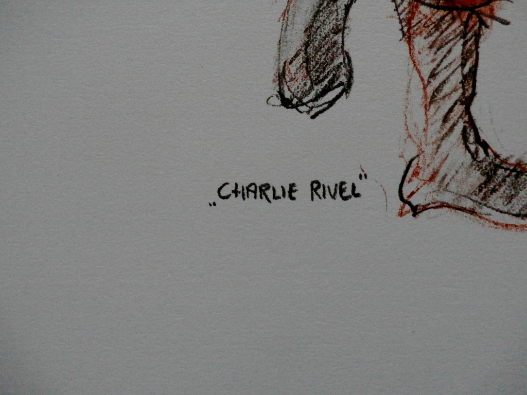 Kees verkade - zeefdruk: Charlie Rivel  kopen? Bied vanaf 150!