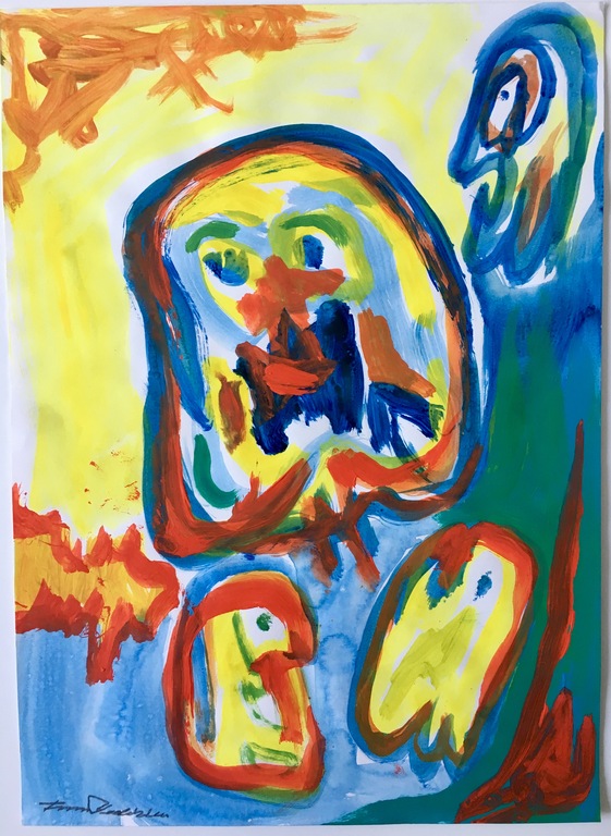 Finn pedersen, aquarel  kopen? Bied vanaf 135!