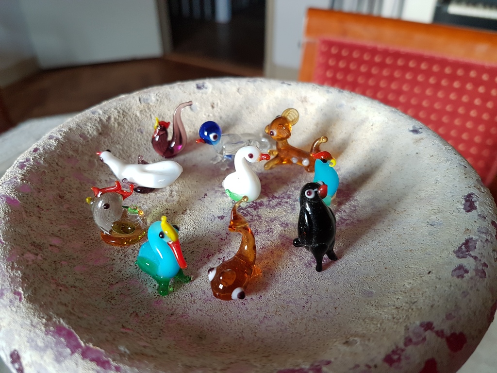 Murano zoo miniature glas anno 1945/50 set van  10 pz kopen? Bied vanaf 1!