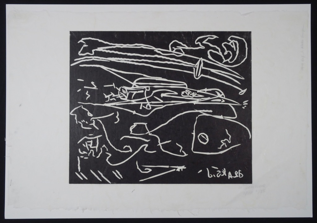 Wim Izaks: Lino op rijstpapier, Vrede kopen? Bied vanaf 1!