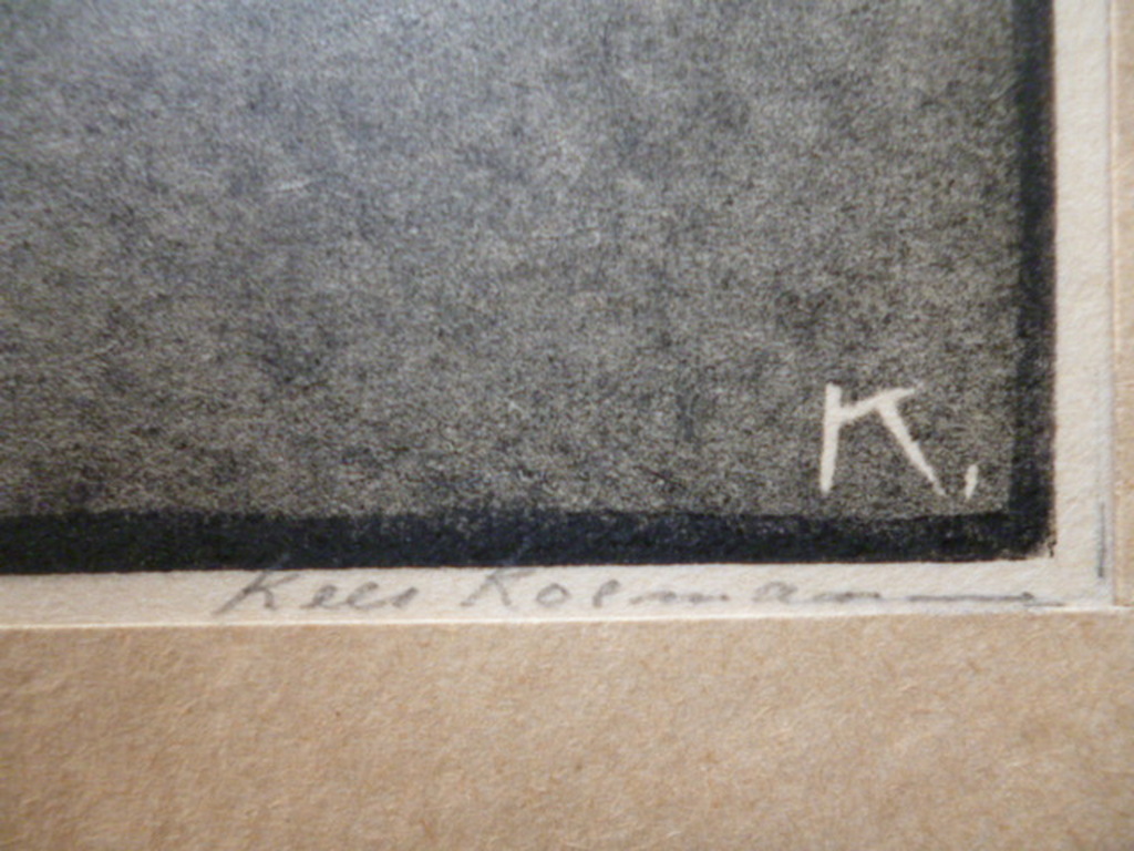 Kees Koeman - houtsnede - Kauwtjes kopen? Bied vanaf 50!