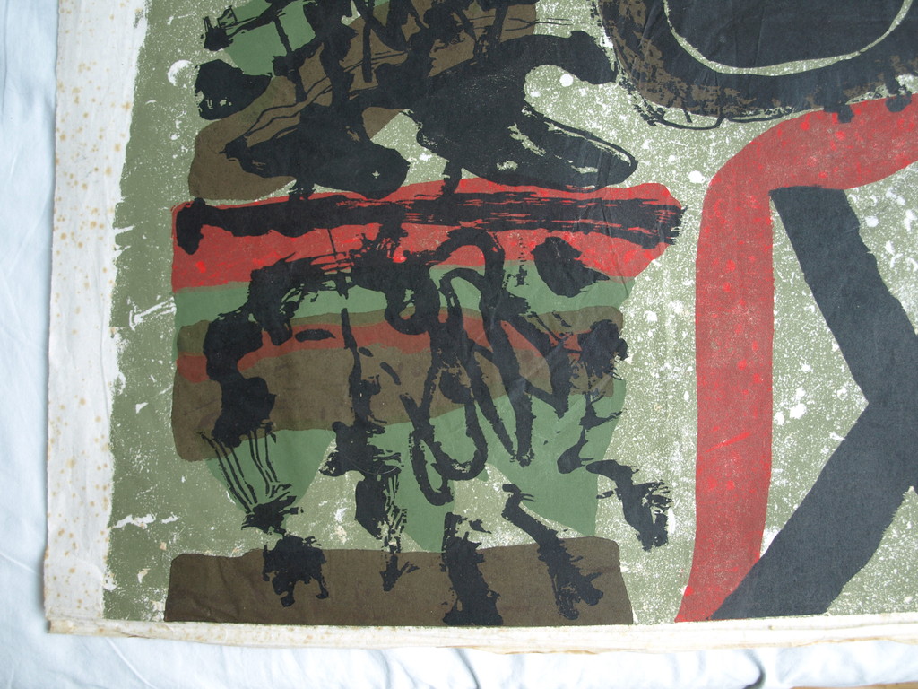 Jef Diederen : Litho – Zonder titel – Gesigneerd – 1966 – Prent 190 kopen? Bied vanaf 1!