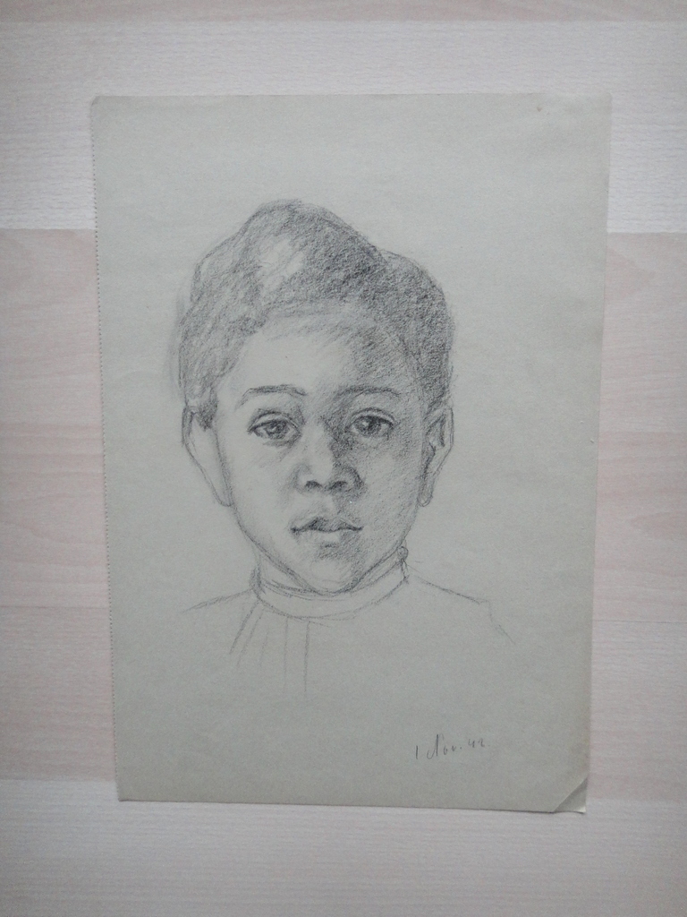 Jan (Johannes Maria) Groenestein (ta), tekening, portret van jongen kopen? Bied vanaf 1!