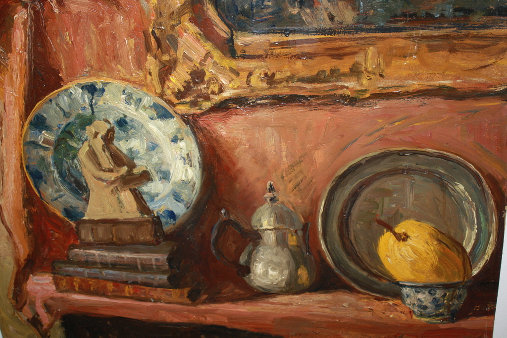 RITSEMA - STILLEVEN MET AAP EN FRUIT amsterdamse joffer verkocht voor € 199!