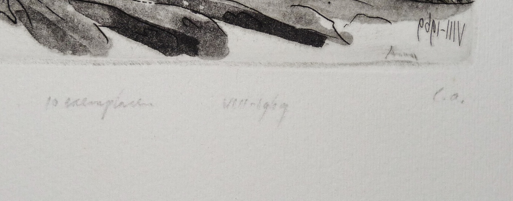 Jaap Hillenius, ets/aquatint, naakten, 1969 kopen? Bied vanaf 50!