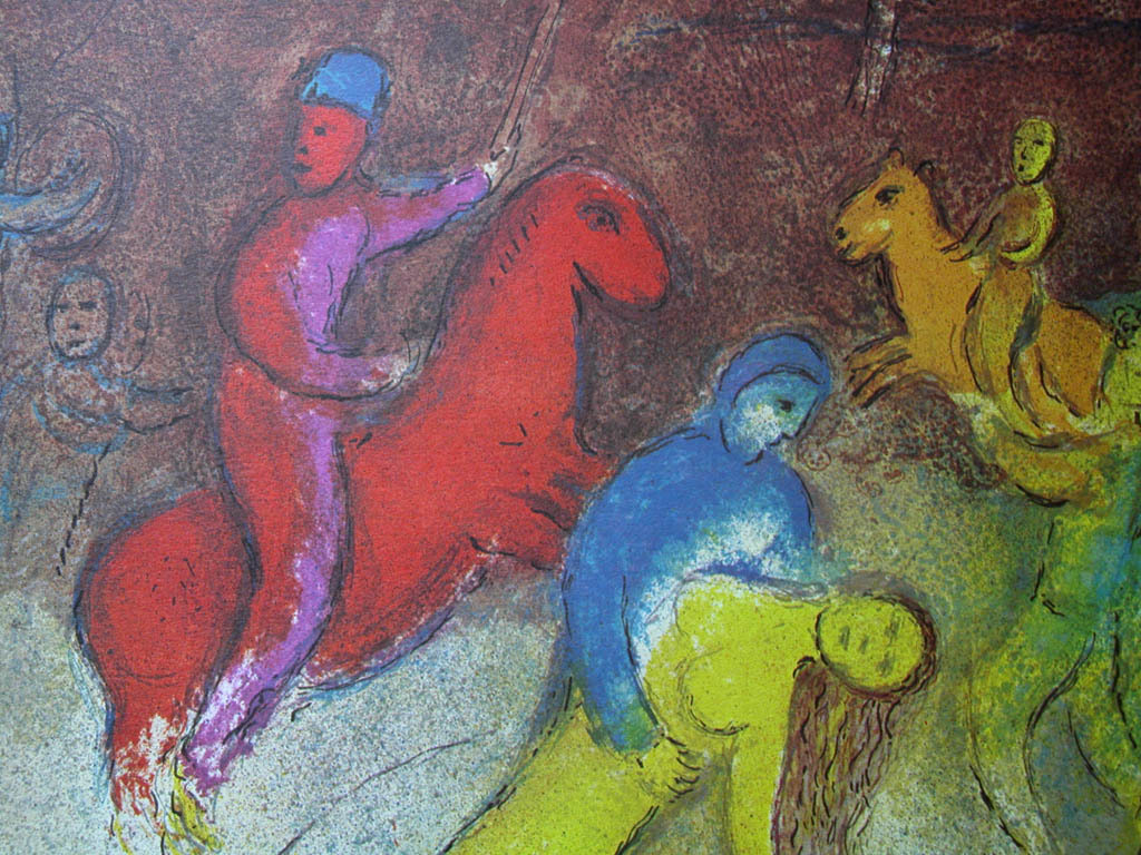 MARC CHAGALL, kleurenlitho 'Daphne et Cloë' kopen? Bied vanaf 40!